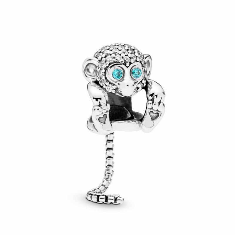 Pandora Sparkling Monkey Charm Silver Egypt LR3827069